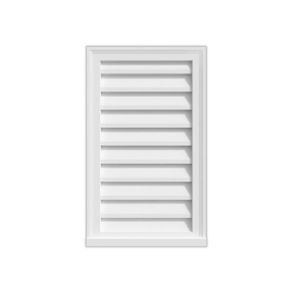 18x24 rectangle gable vent Rectangular Exterior Wall Vent 18"/457mm x 24"/609mm