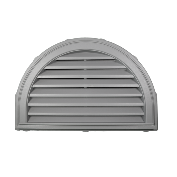 500HRN Main Half Round Exterior Wall Vent 34"/864mm x 22"/559mm