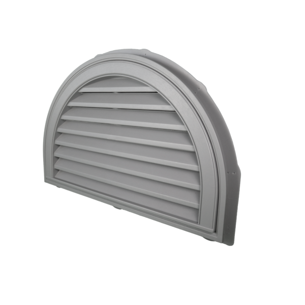 500HRN Side Half Round Exterior Wall Vent 34"/864mm x 22"/559mm